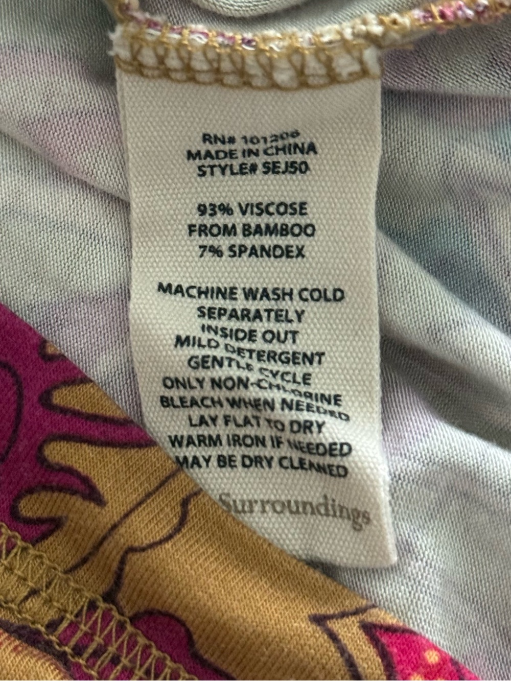 Soft Surroundings Paisley Colorful Maxi Dress Pockets 1X - Picture 14 of 14